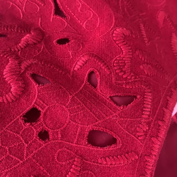 Talbots Wool blend Sheath dress in Dark Red, Sz 6 (runs generous) - Picture 8 of 10